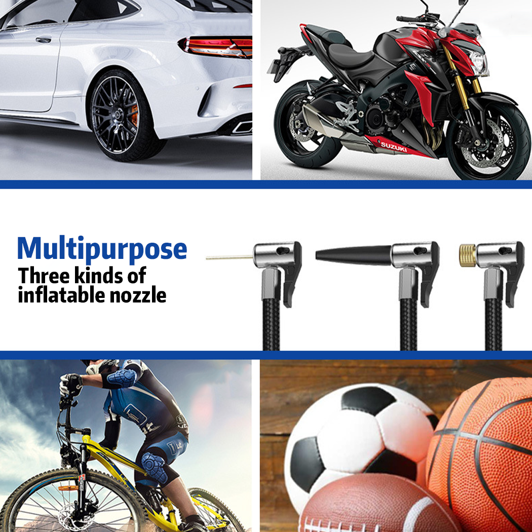Portable Cordless Car Tyre Inflator – USB Rechargeable Electric Air Pump